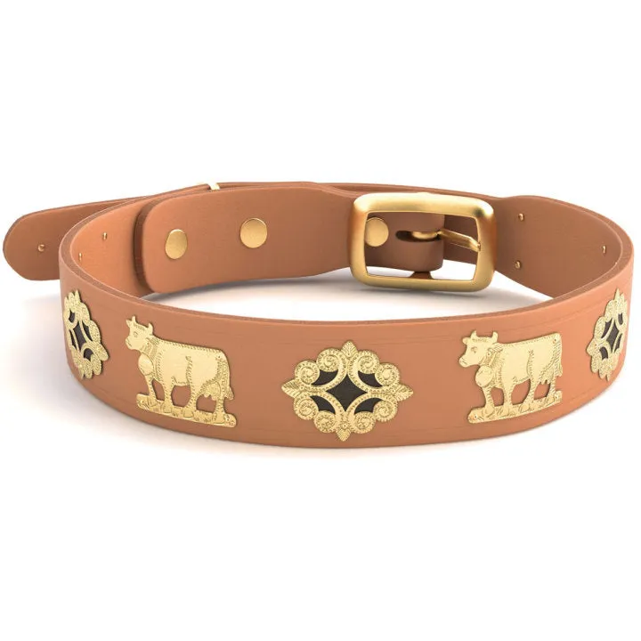 1 1/4" Medium Contemporary Swiss Dog Collar