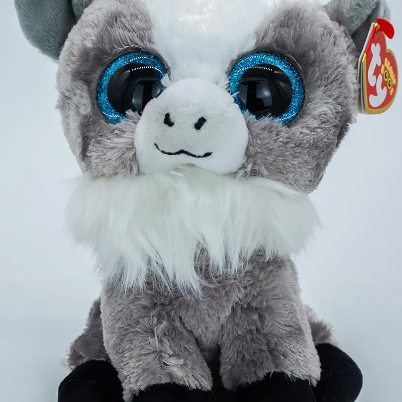 15CM Ty Beanie Animals Sparkly Glitter Eyes Gabby The Goat Cute Animal Doll Birthday Gift Soft Stuffed Plush Toy