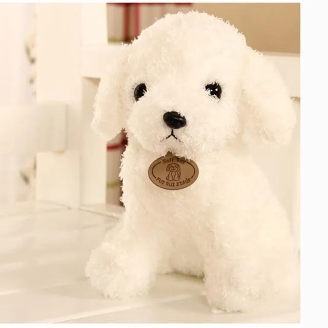 18/25 cm Simulation Dog Poodle Plush Toys Cute Animal Suffed Doll  for Christmas Gift