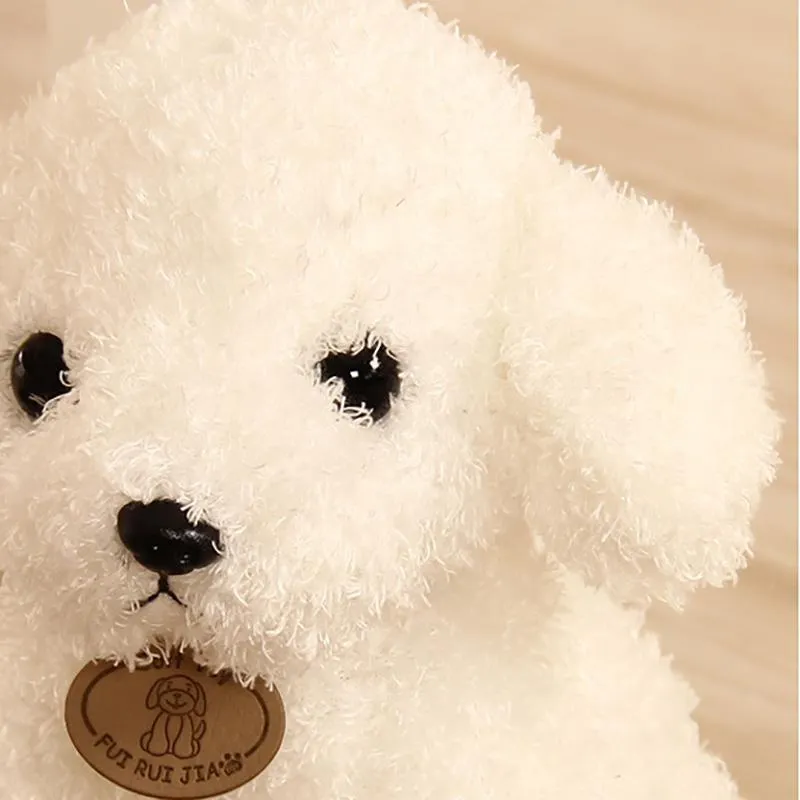 18/25 cm Simulation Dog Poodle Plush Toys Cute Animal Suffed Doll  for Christmas Gift