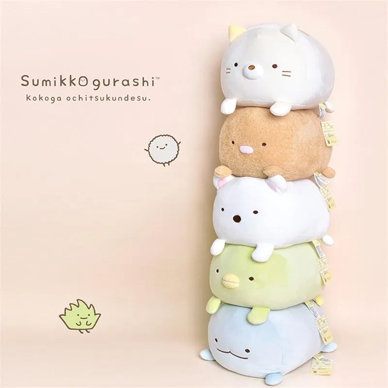 1pc 19/30cm Japanese Animation Sumikko Gurashi Penguin Cat Plush Toys San-X Corner Bio Cartoon Doll for Kids Birthday Gifts