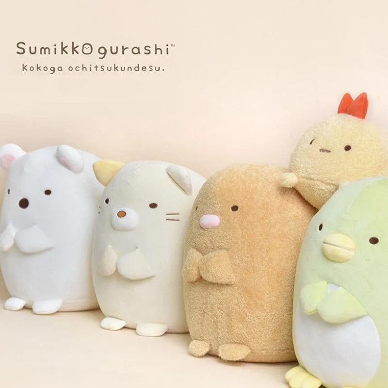 1pc 19/30cm Japanese Animation Sumikko Gurashi Penguin Cat Plush Toys San-X Corner Bio Cartoon Doll for Kids Birthday Gifts