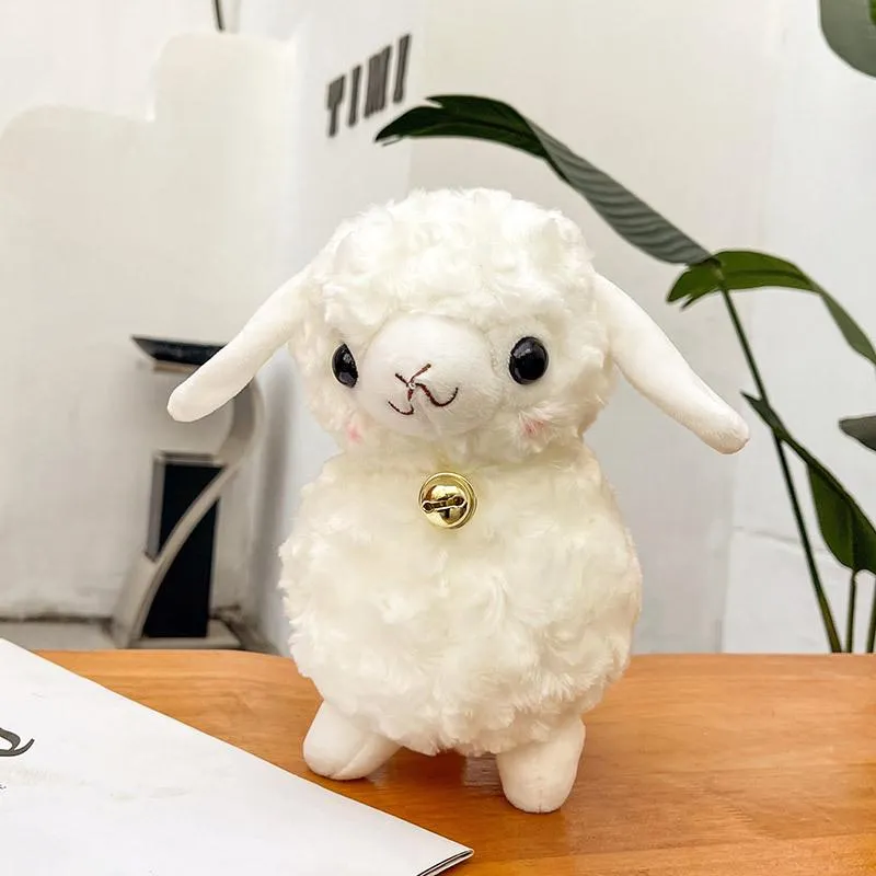 23cm White Sheep Plush Doll Baby Cute Animal Doll Soft Cotton stuffed doll Home Soft Toys Sleeping Mate Stuffed Plush Toys