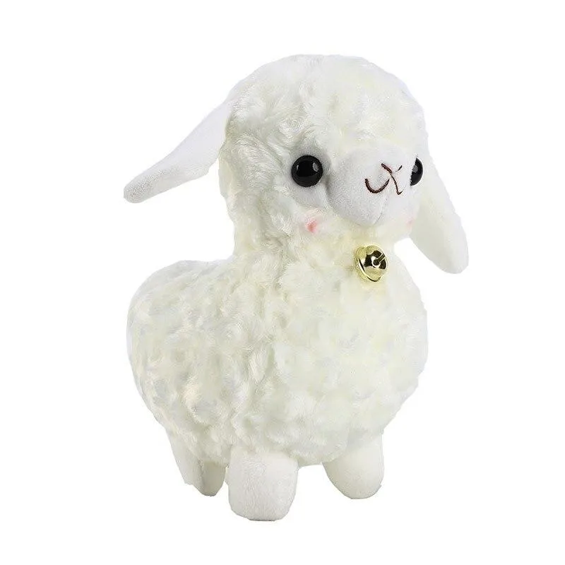 23cm White Sheep Plush Doll Baby Cute Animal Doll Soft Cotton stuffed doll Home Soft Toys Sleeping Mate Stuffed Plush Toys