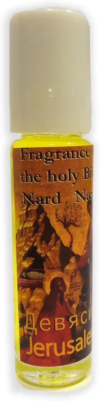 5 x Anointing Oil Nard 10 ml. Bottles Of The Holy Bible Jerusalem