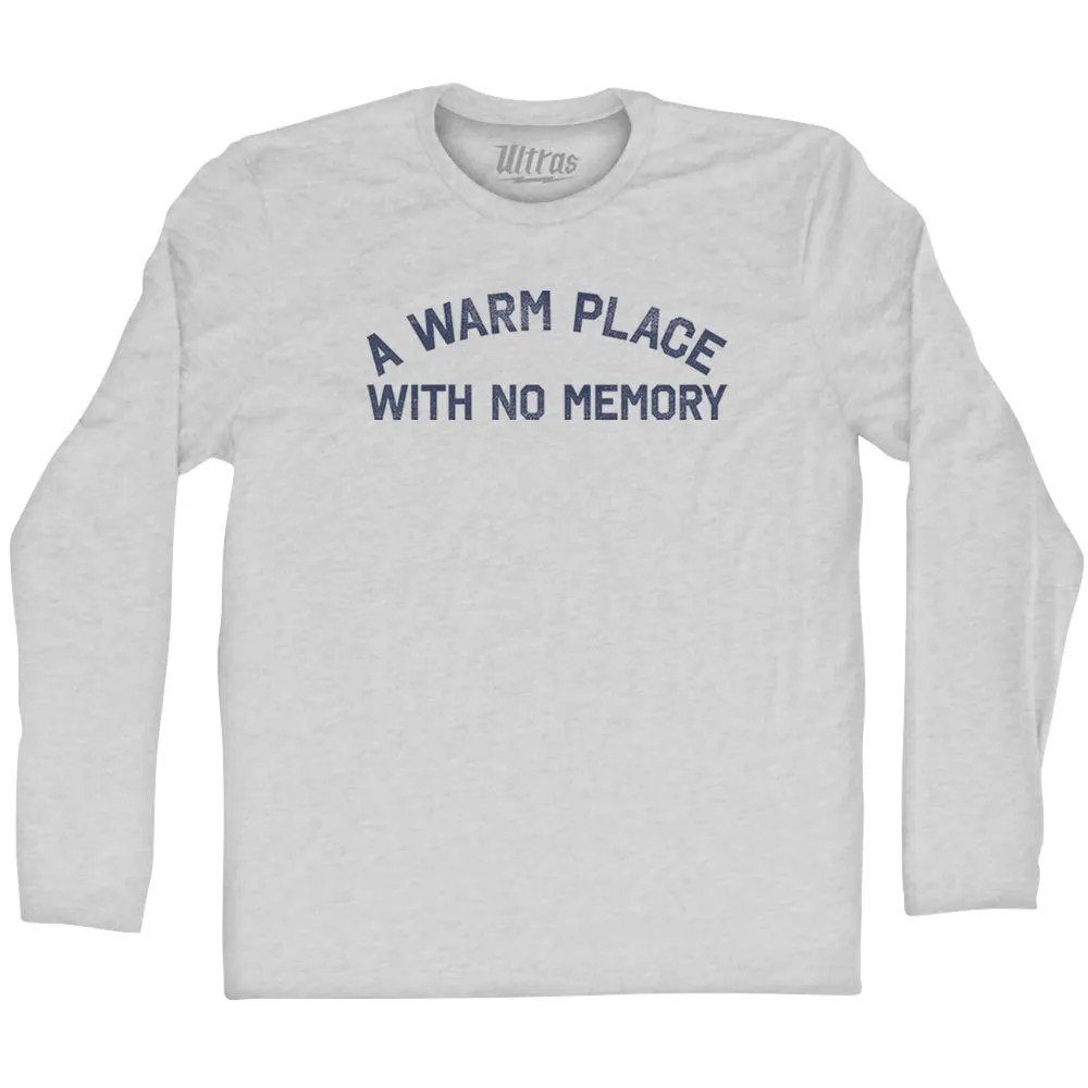 A Warm Place With No Memory Adult Cotton Long Sleeve T-shirt