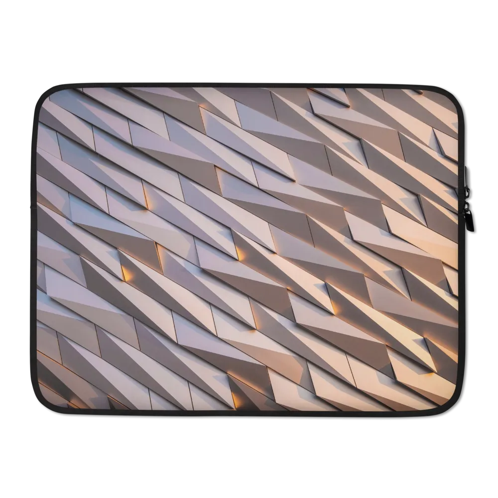 Abstract Metal Laptop Sleeve