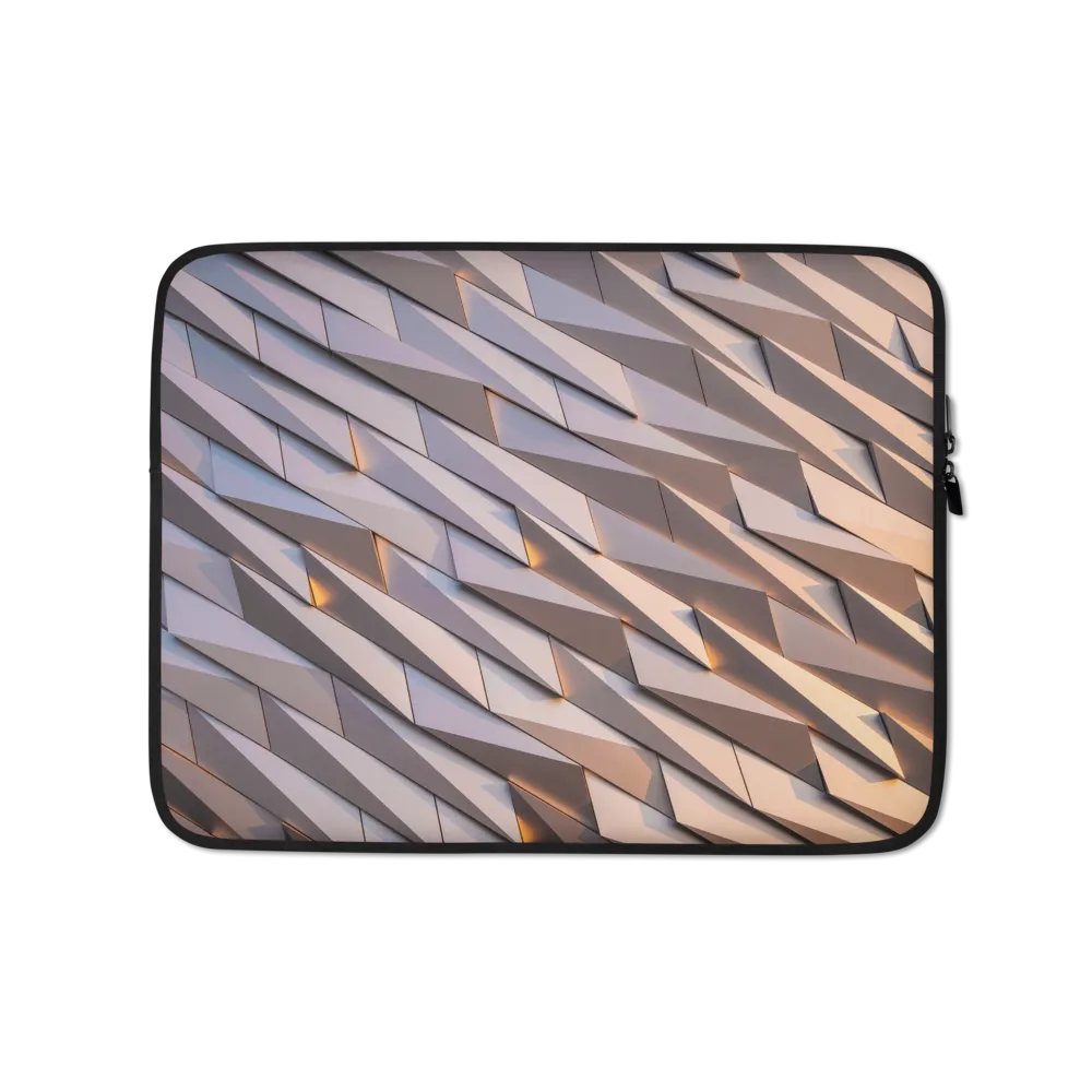 Abstract Metal Laptop Sleeve