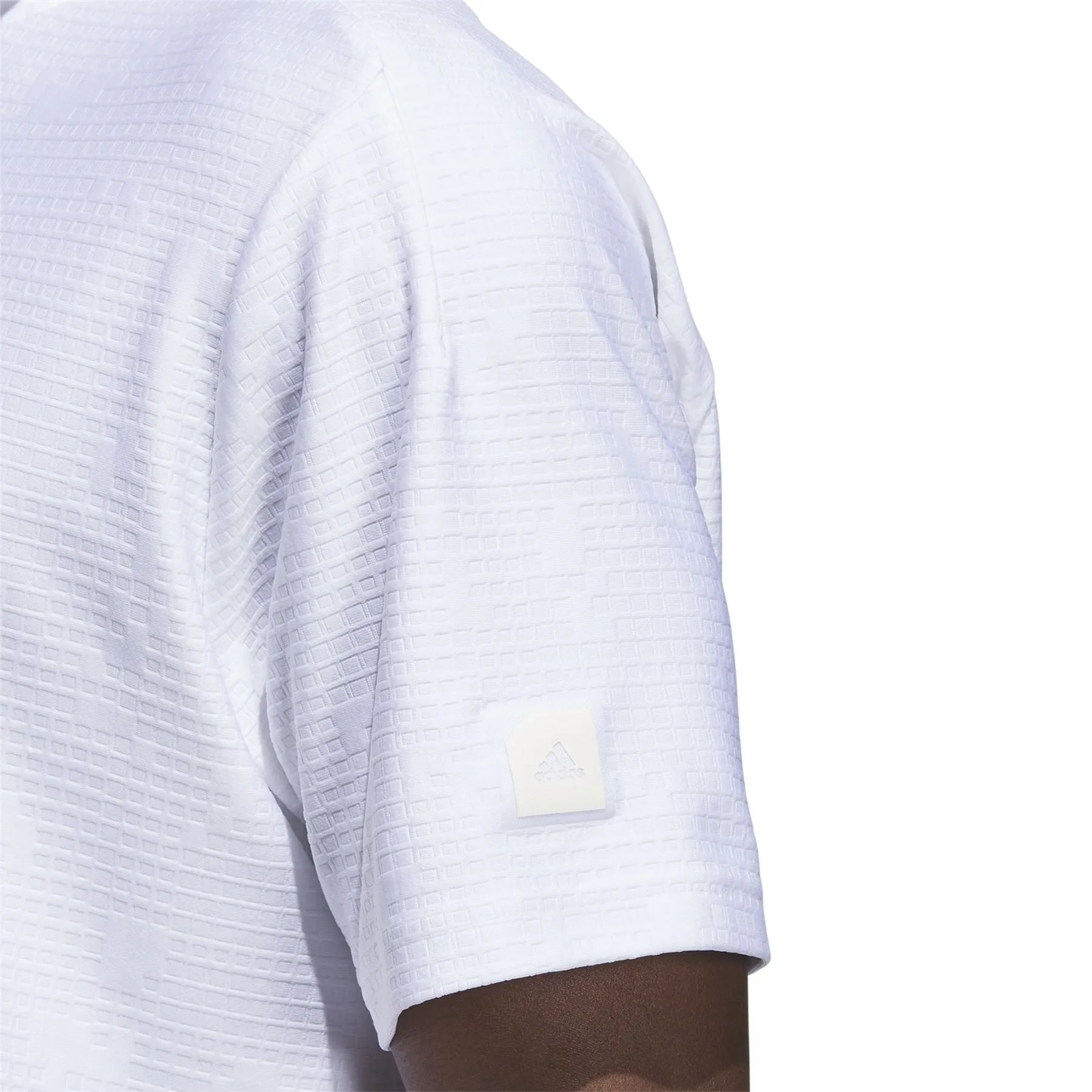 Adicross Mock Neck Polo White - AW23