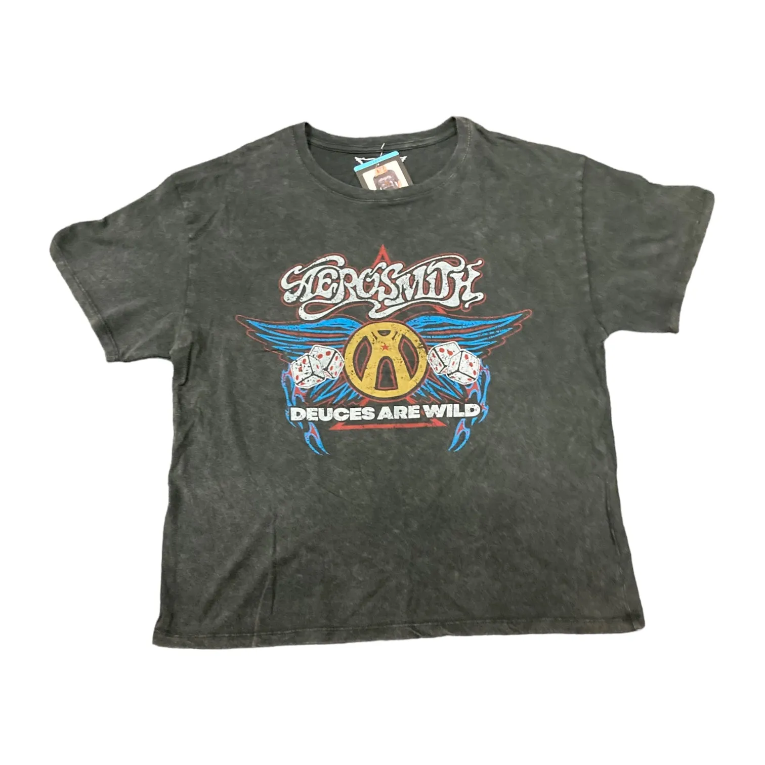 Aerosmith Women's Crewneck Short Sleeve Band Tee