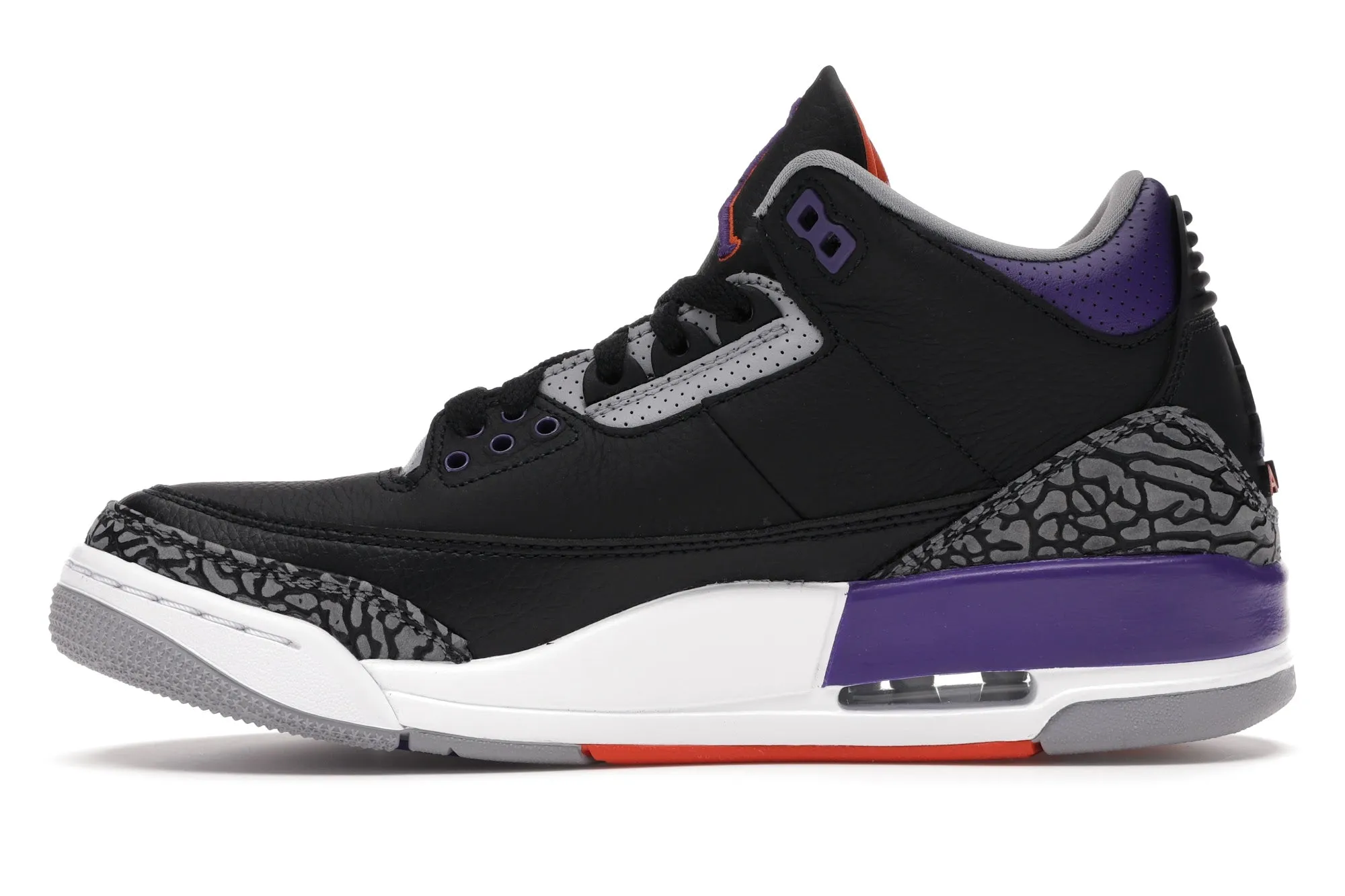 Air Jordan Retro 3 Black Court Purple