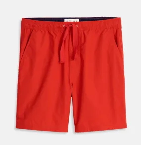 Alex Mill - Saturday Shorts in Japanese Poplin - Red/Navy