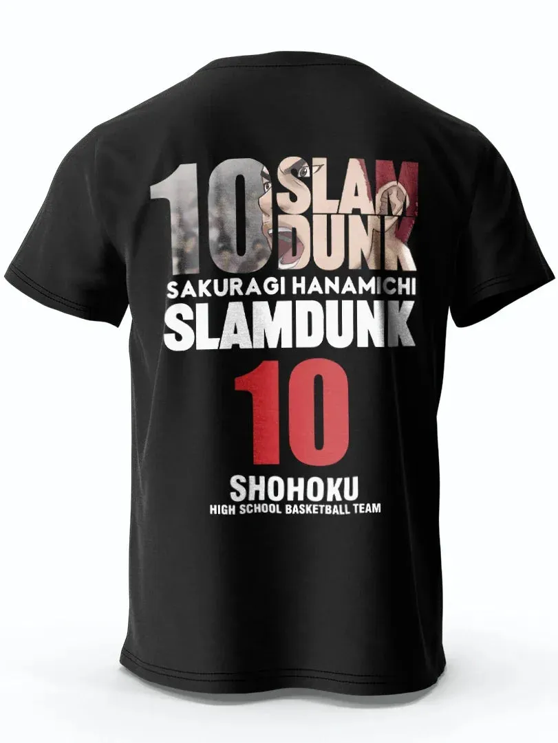 Anime Slam Dunk Printed 100% Cotton Classic T-Shirt For Men Women