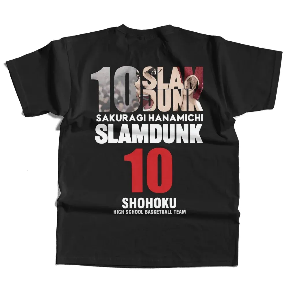 Anime Slam Dunk Printed 100% Cotton Classic T-Shirt For Men Women