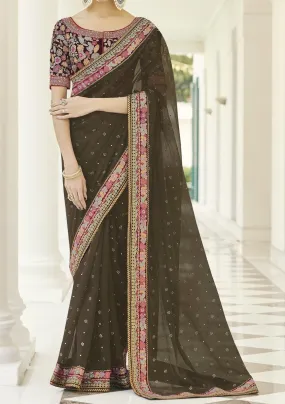 Arya Designer Imperial Heavy Party Wear Saree