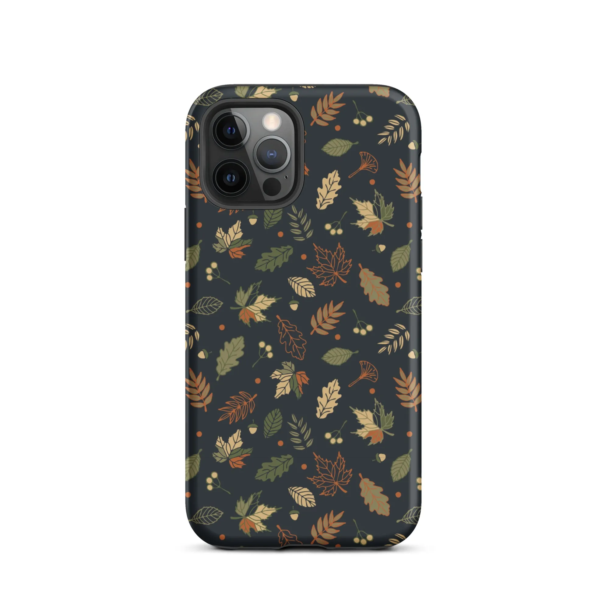 Autumn Twilight Leaves Premium iPhone Case