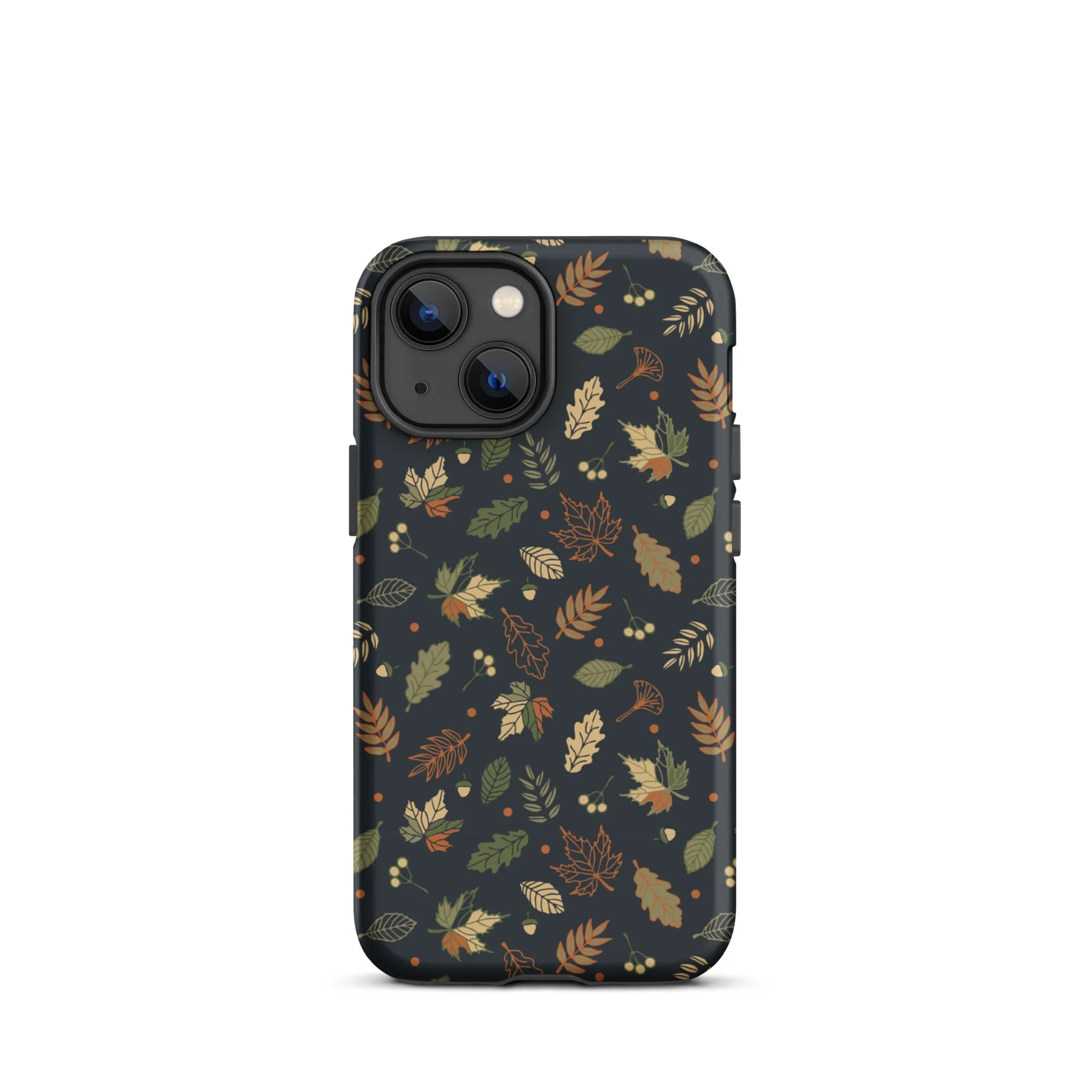 Autumn Twilight Leaves Premium iPhone Case