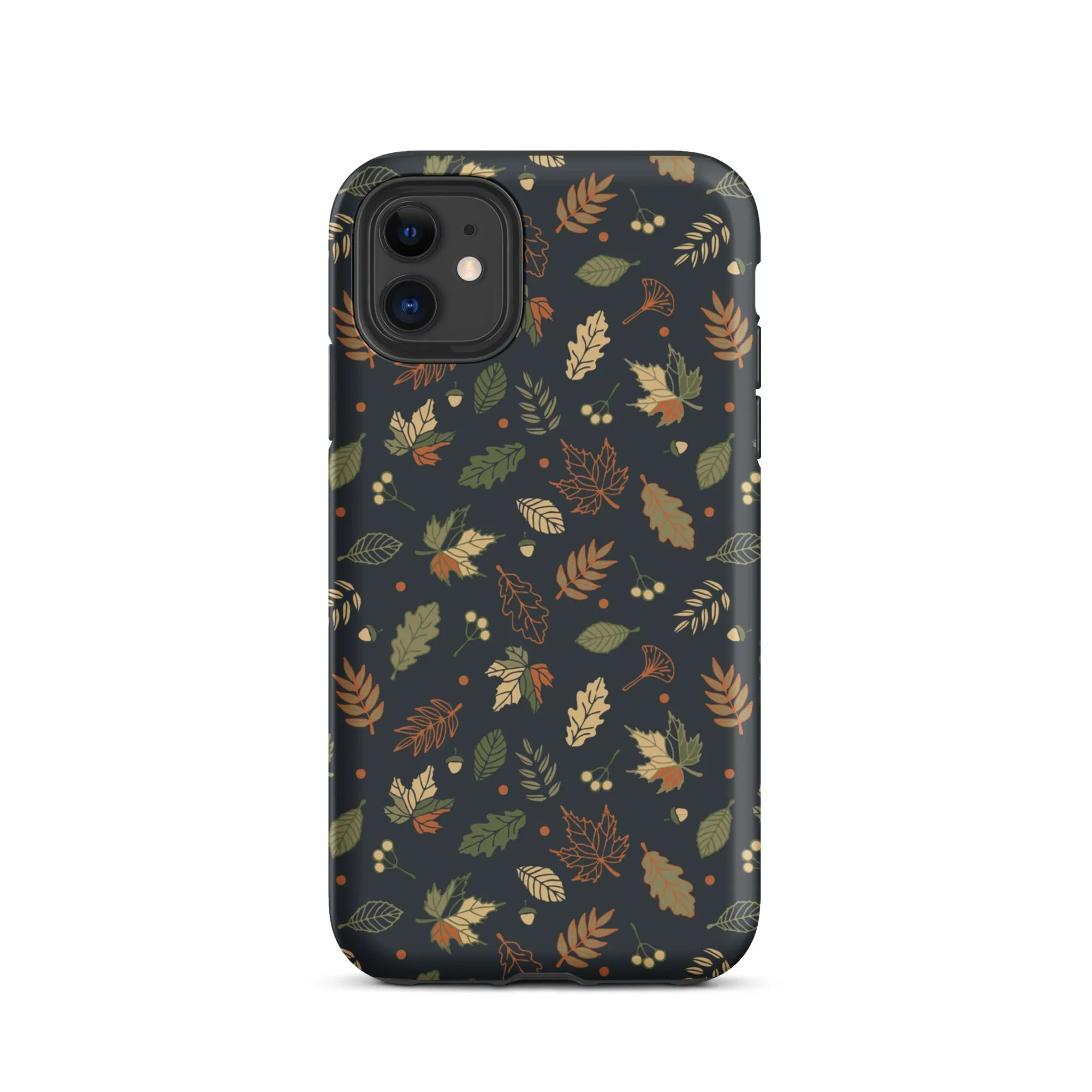 Autumn Twilight Leaves Premium iPhone Case