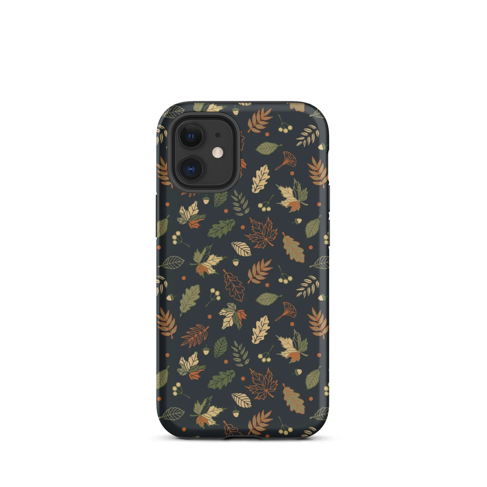 Autumn Twilight Leaves Premium iPhone Case