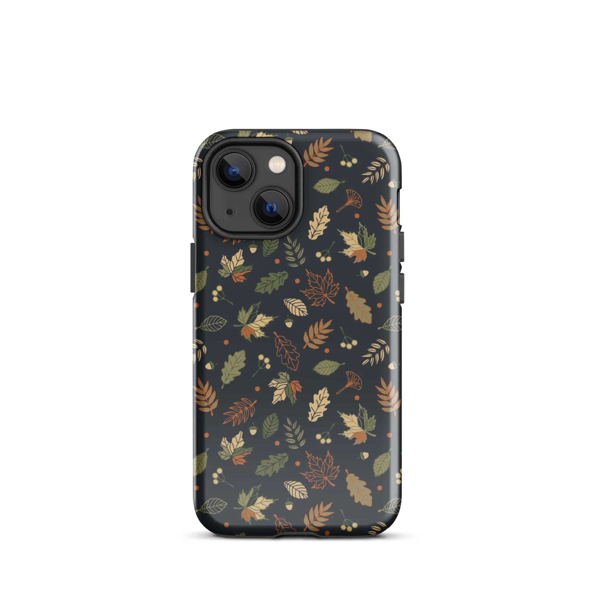 Autumn Twilight Leaves Premium iPhone Case