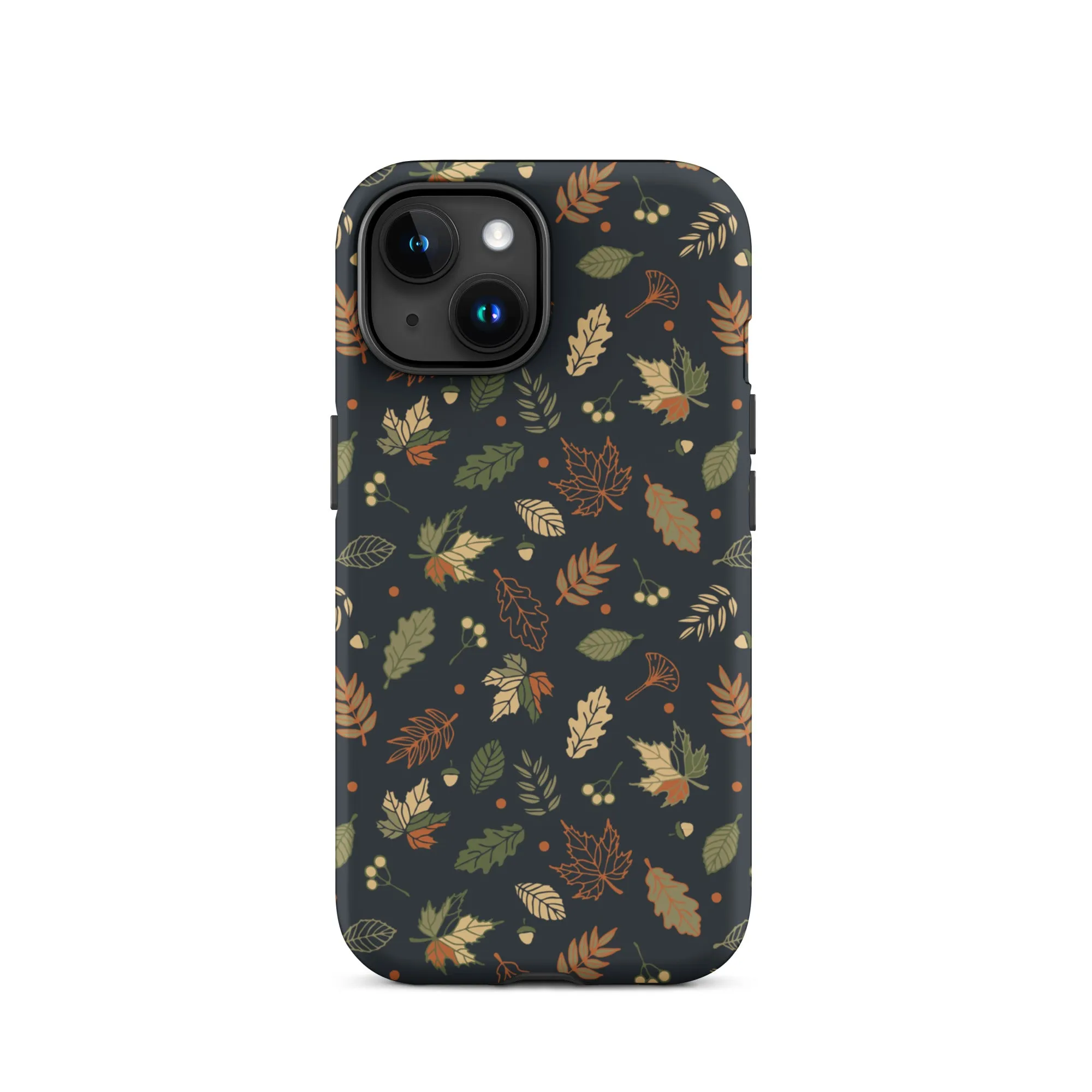 Autumn Twilight Leaves Premium iPhone Case