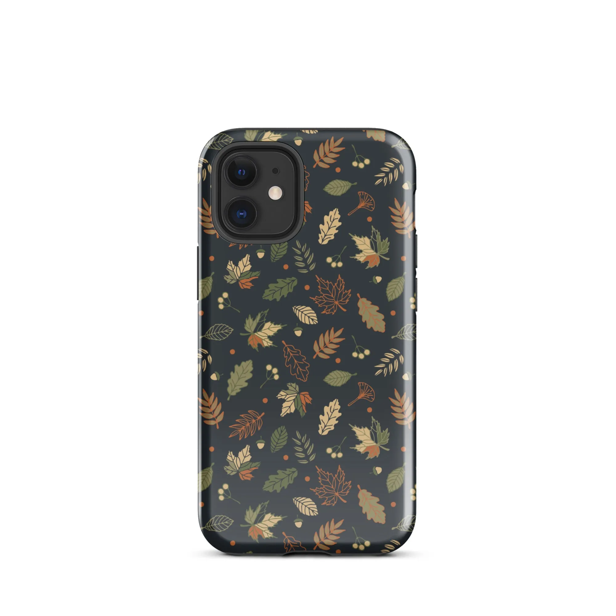 Autumn Twilight Leaves Premium iPhone Case