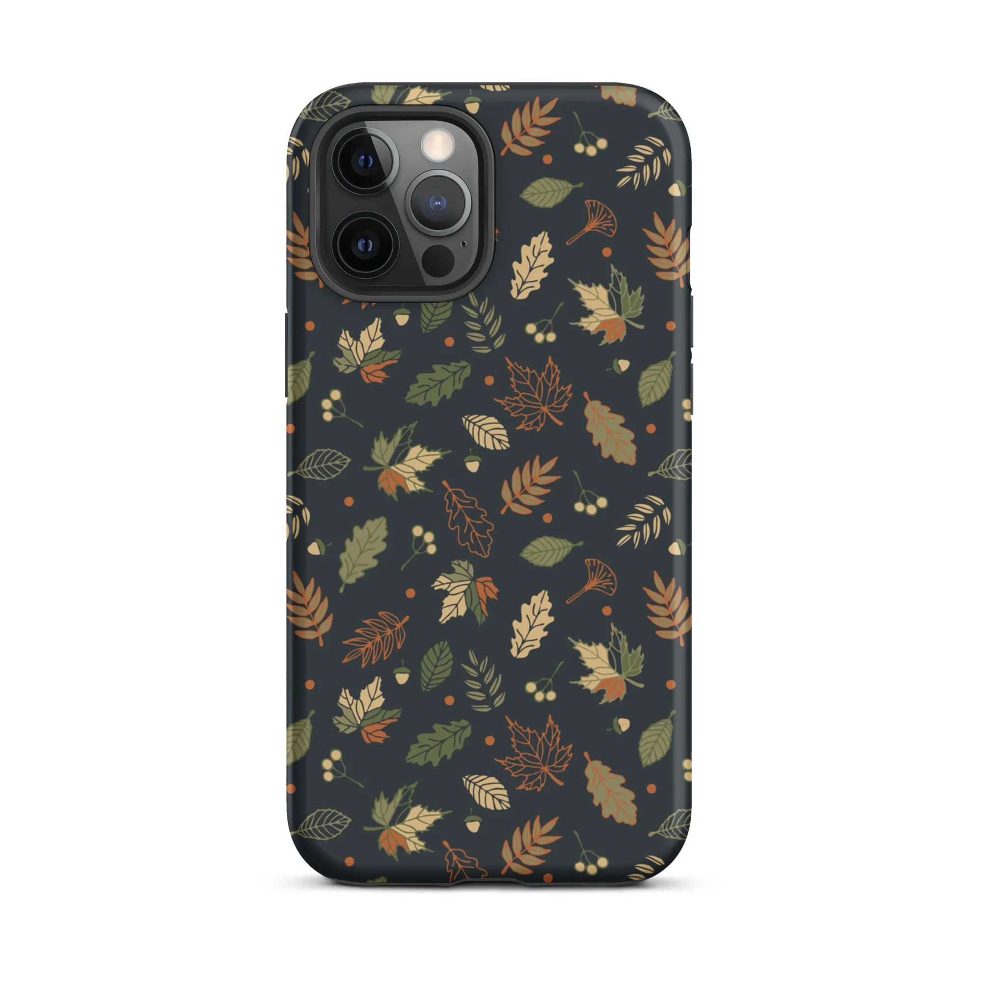 Autumn Twilight Leaves Premium iPhone Case