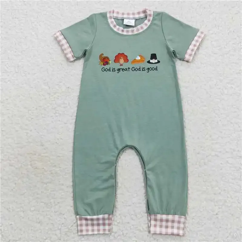 Baby Romper - Boys - Thanksgiving God is Good