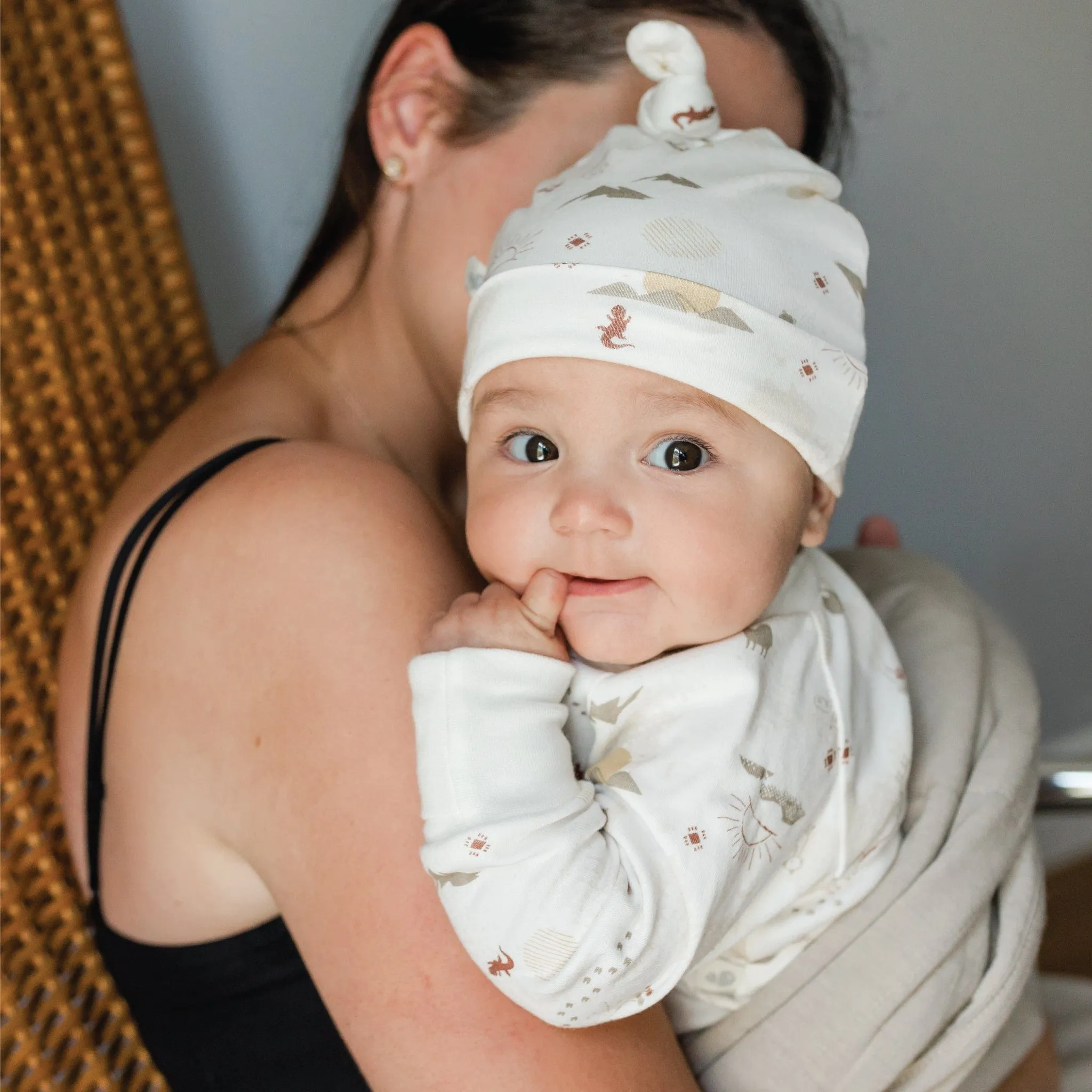 Bamboo baby sleeper - Desert