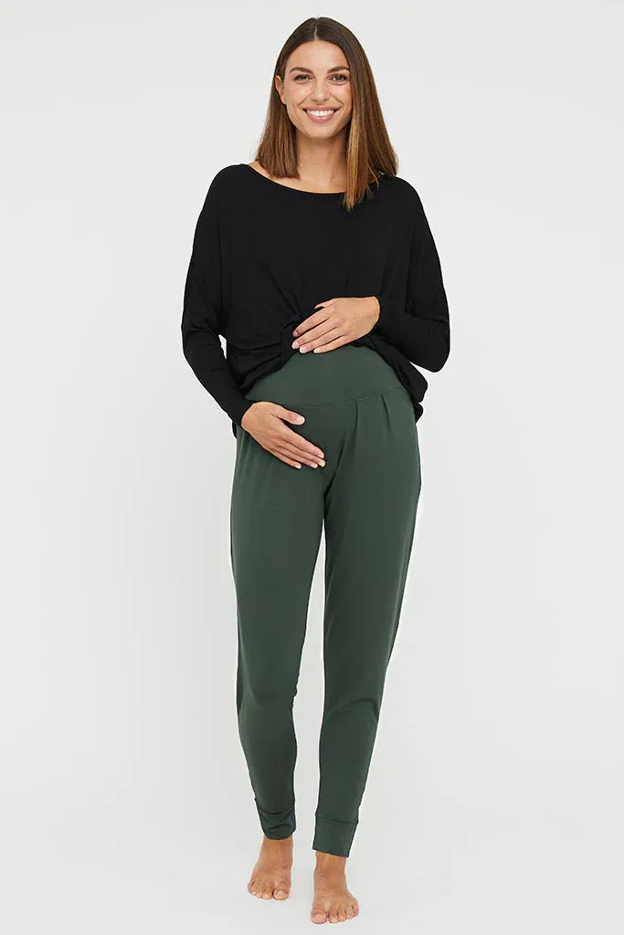 Bamboo Slouch Pant  - Forest