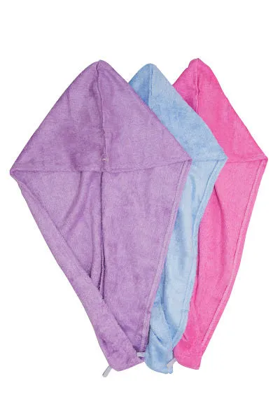 Bamboo Textiles Hair Towel - Pink