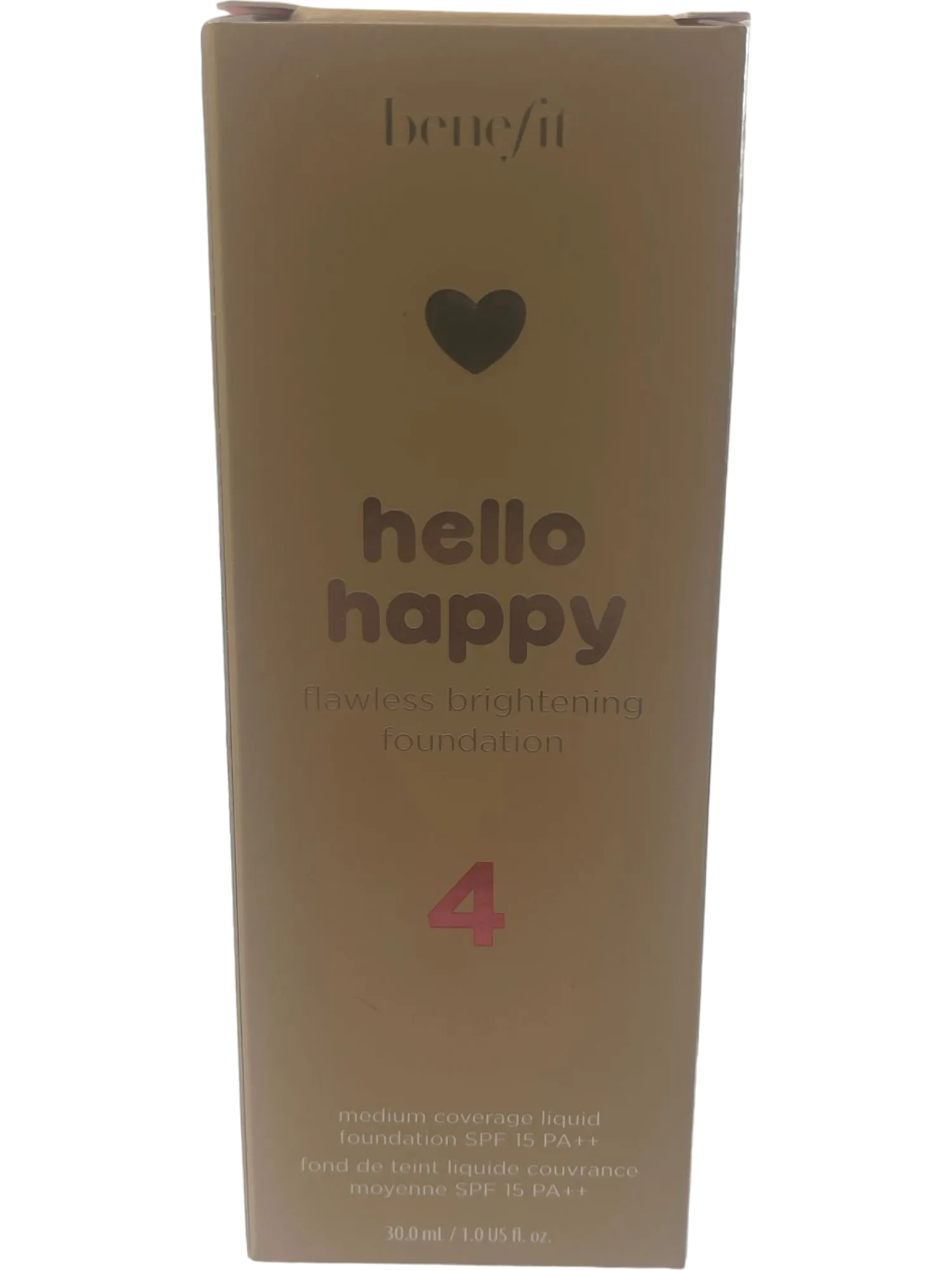 Benefit Nude Hello Happy Flawless Brightening Foundation 30ml