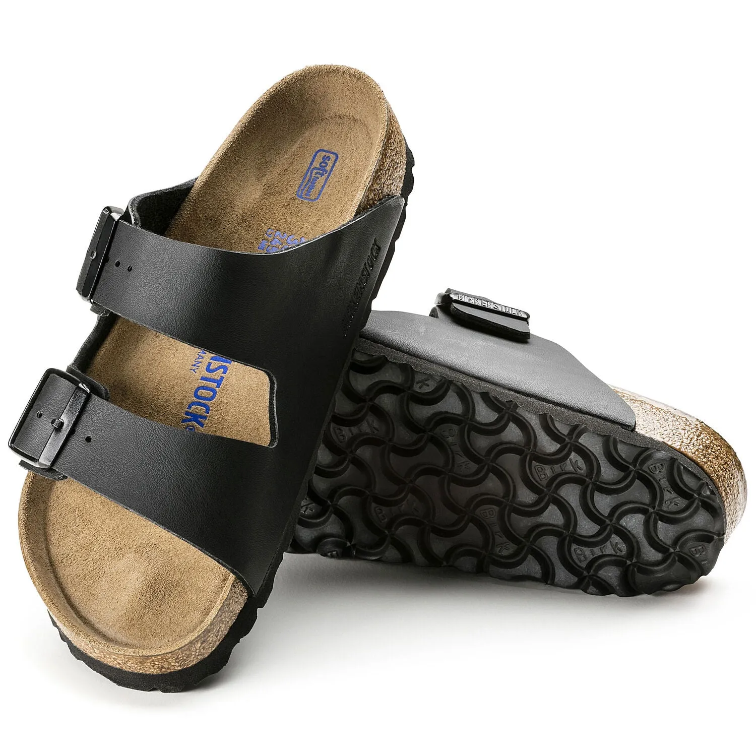 BIRKENSTOCK Arizona Soft Footbed Birko-Flor®Narrow Fit Black