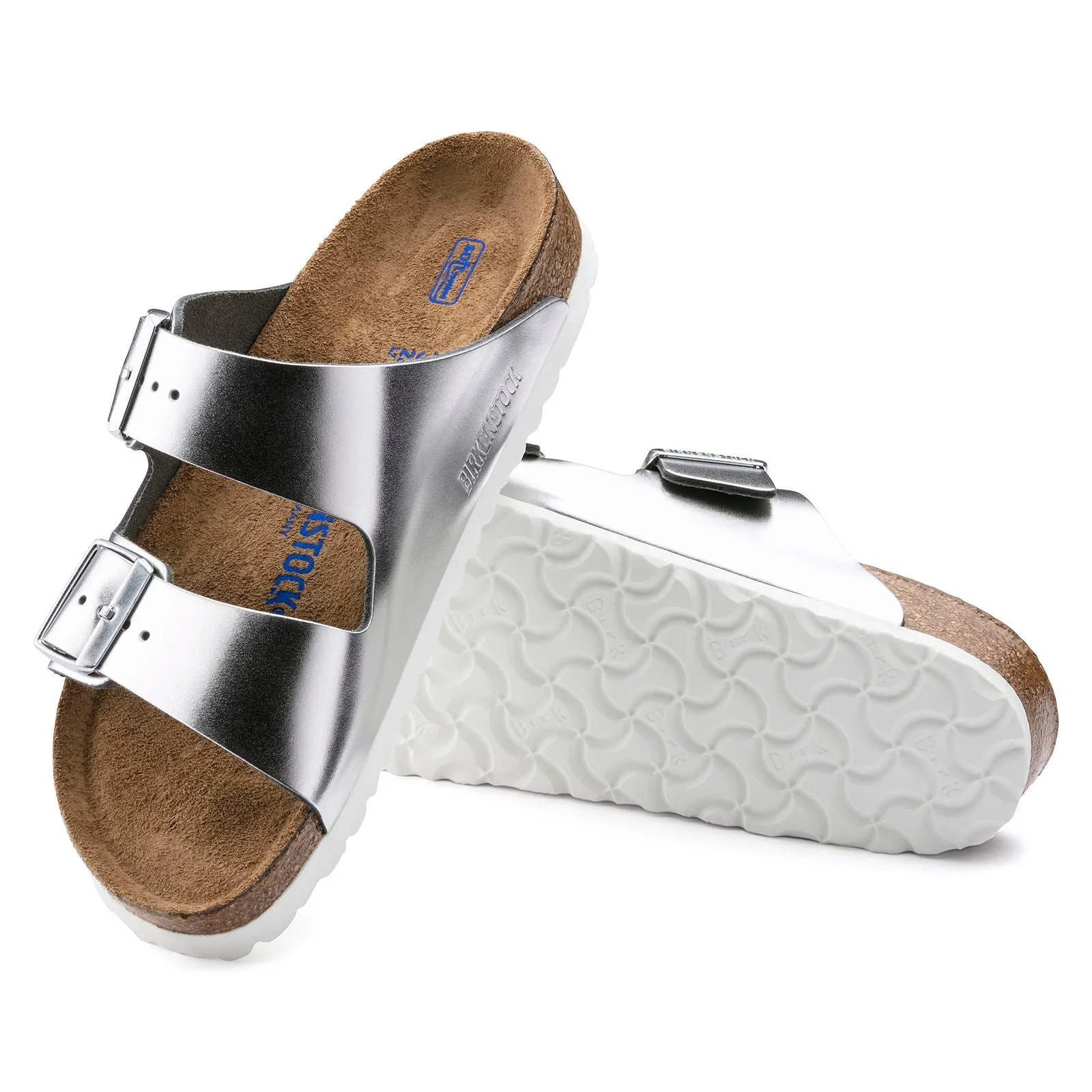 Birkenstock Arizona Soft Footbed - Metallic Leather