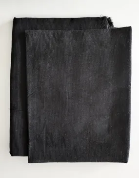 Black 21 Wale Cotton Needlecord Fabric