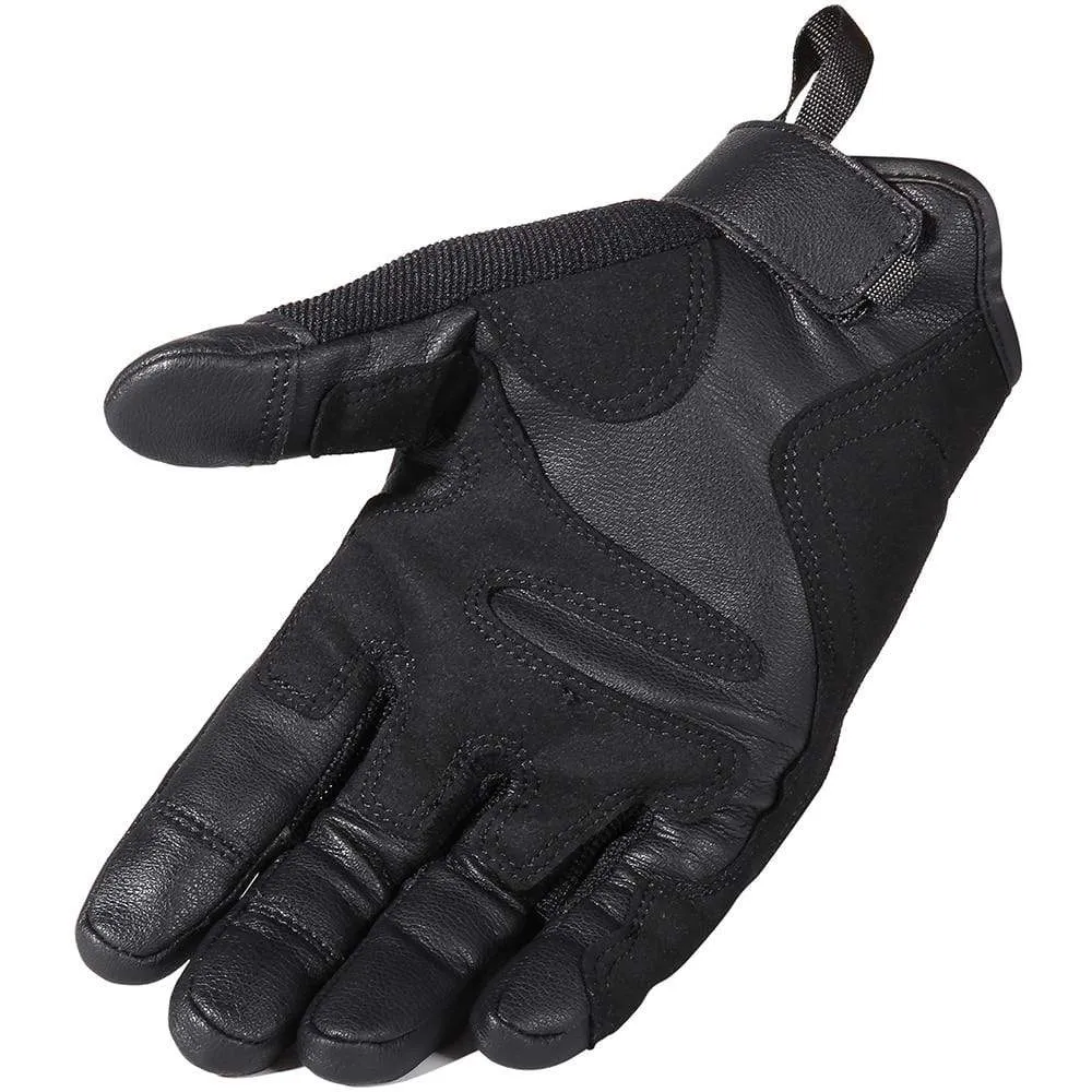 Black Moto Motocross Glove Men Leather Motorcycle Full Finger Gloves Cycling Bike Bicycle Riding BMX Enduro Work Mittens Summer