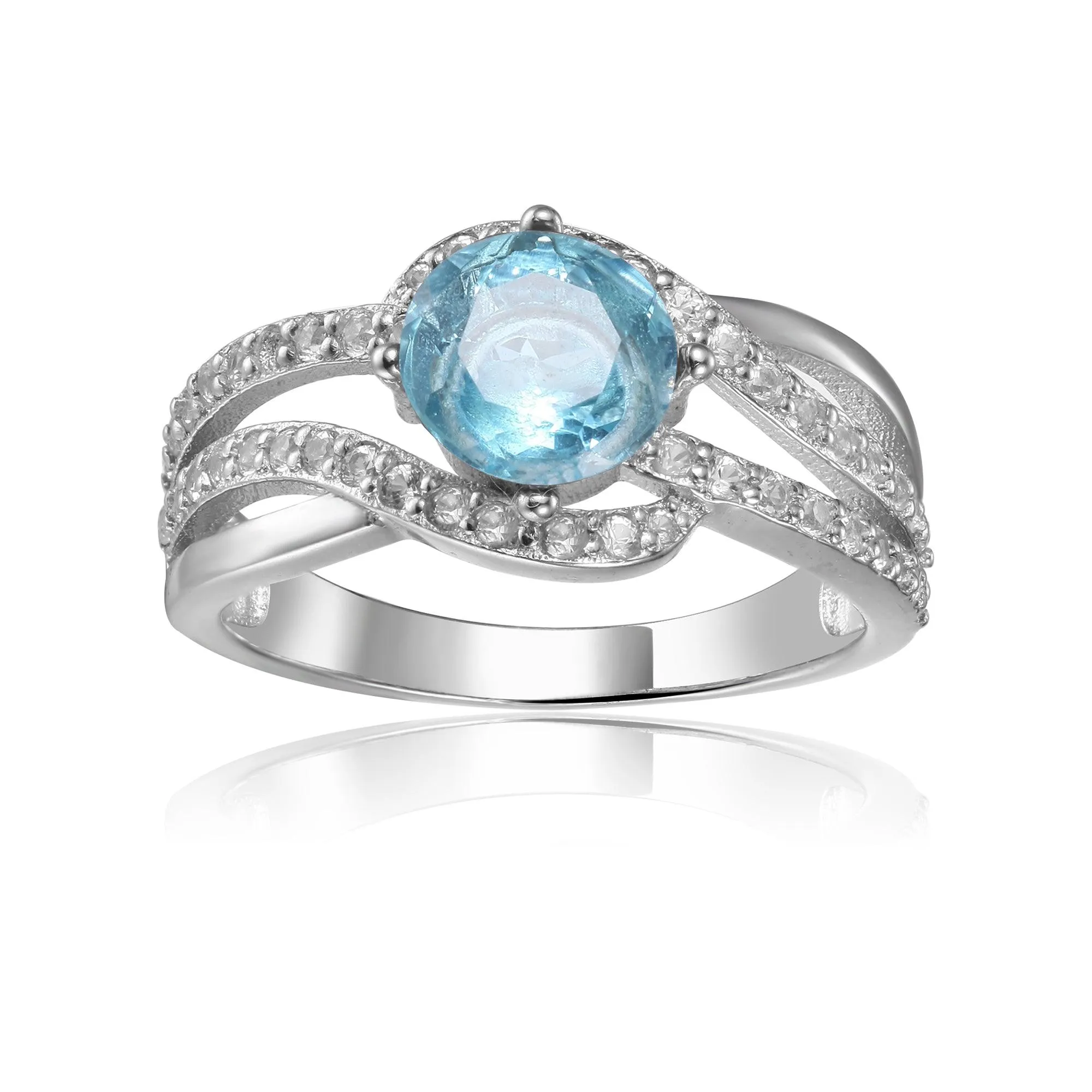 Blue Topaz Fashion Ring