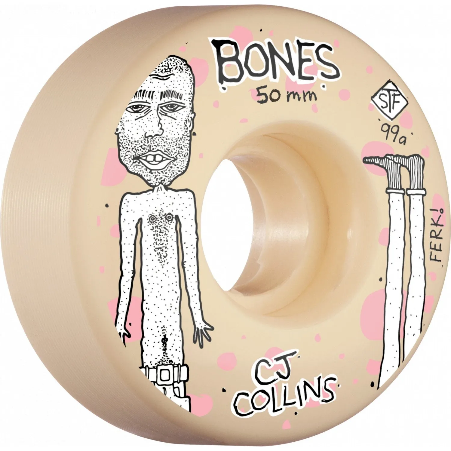 Bones STF Collins Ferk V3 Slims Wheels 50mm