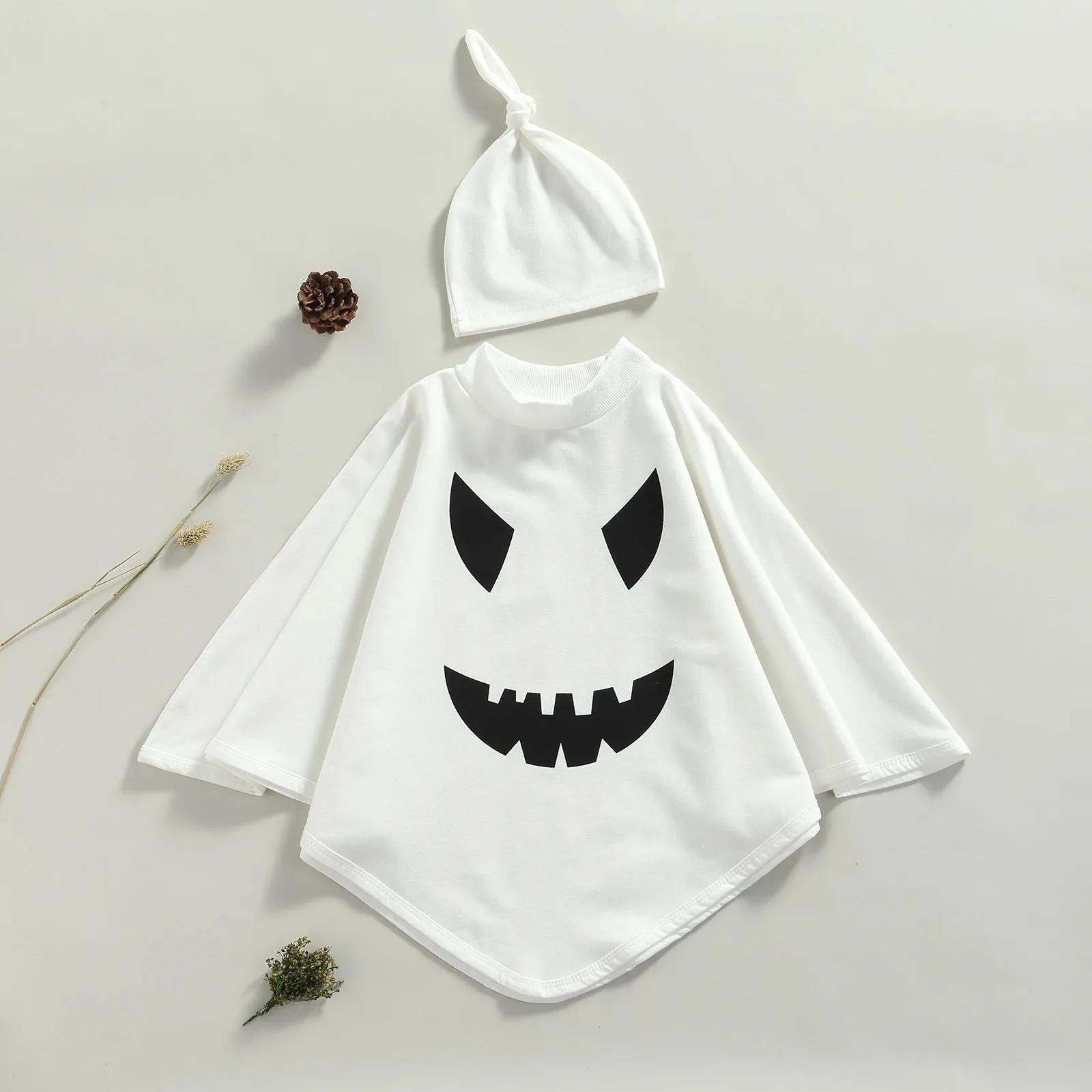 Boo! Adorable Ghost Cape and Cap (Little Kids to 6)