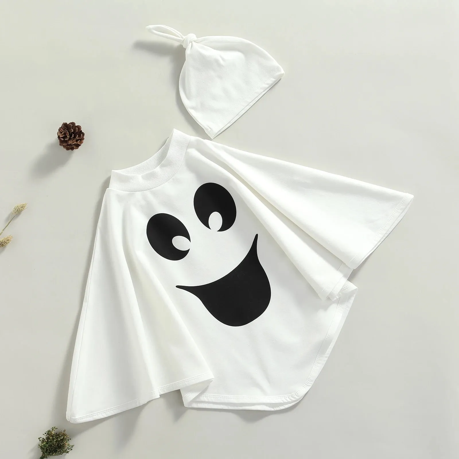 Boo! Adorable Ghost Cape and Cap (Little Kids to 6)