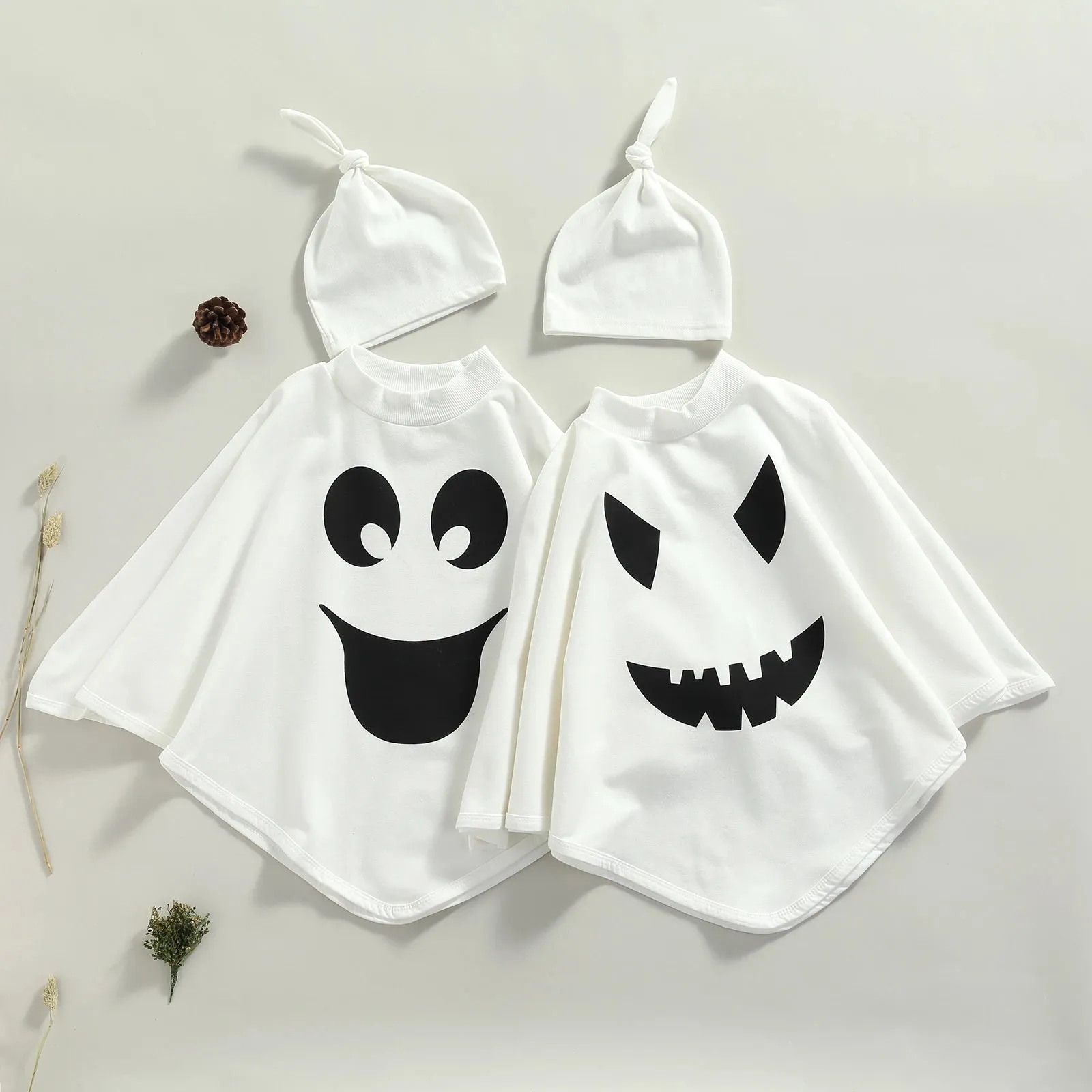 Boo! Adorable Ghost Cape and Cap (Little Kids to 6)