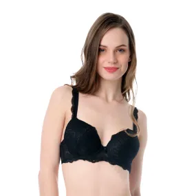 Brasier coordinable de copa completa con encaje negro 24599 Lady Carnival