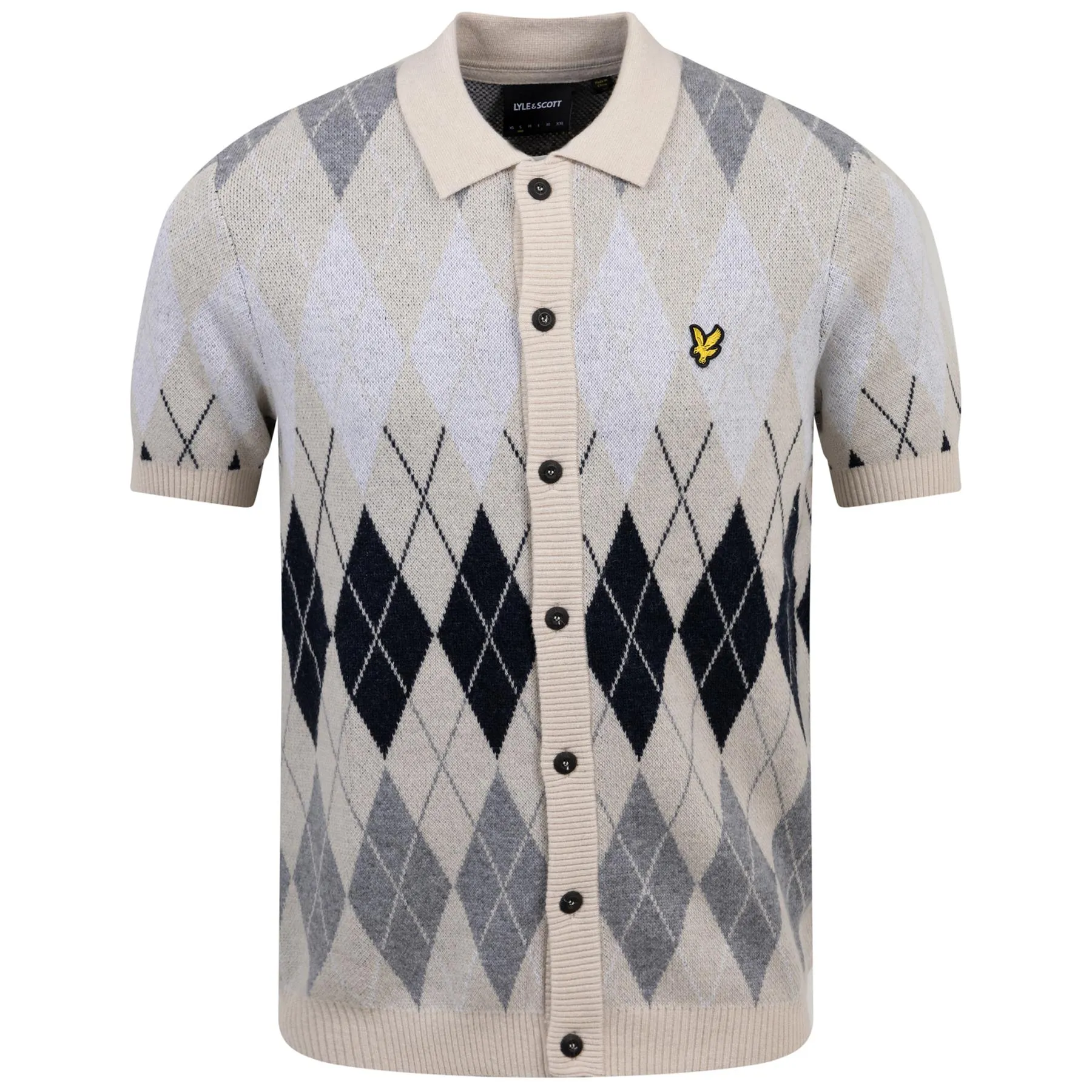 British Argyle Knitted Polo Cove - AW23