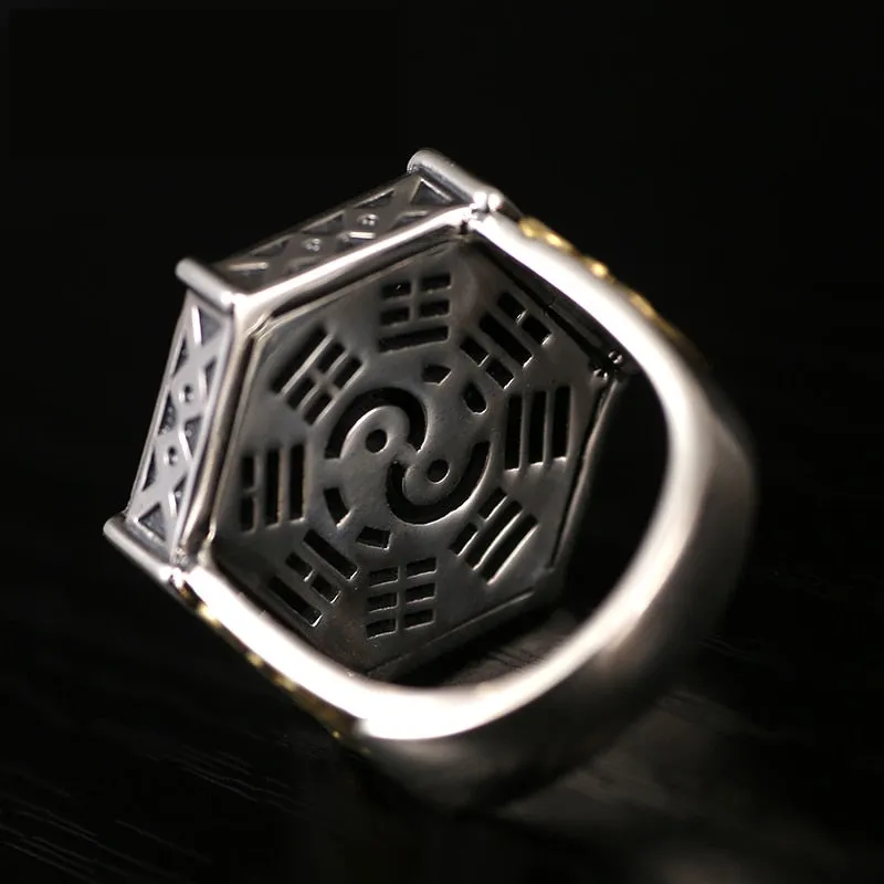 Buddhist Lotus 925 Sterling Silver Ring