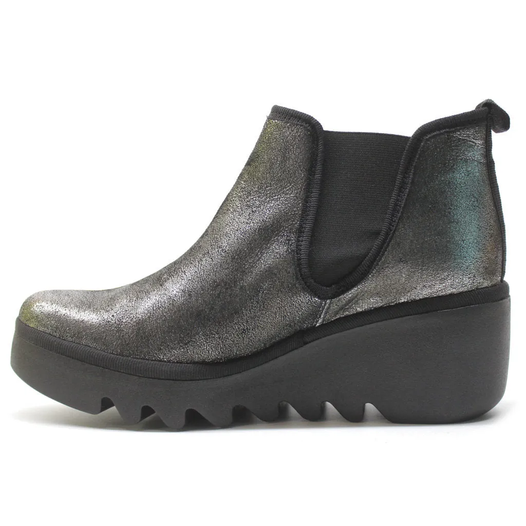 Byne349Fly Leather Women's Chelsea Ankle Boots