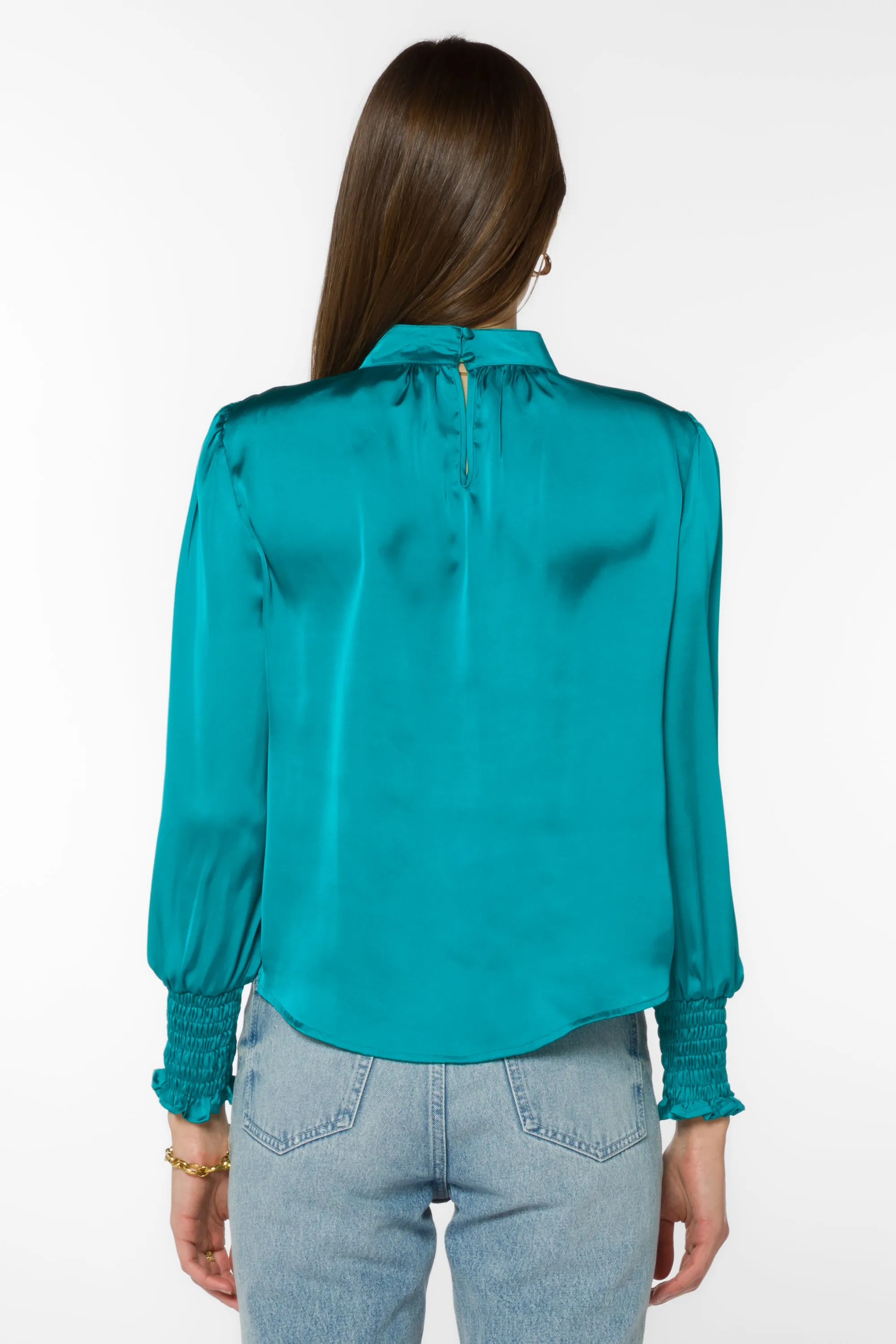 Camryn Peacock Blouse