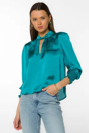 Camryn Peacock Blouse