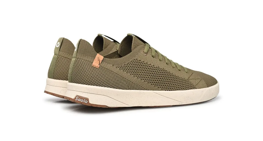 Cannon Knit 2.0 Men's Recycled PET Sneakers | Burnt Olive