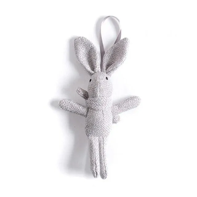 Cartoon Teddy Bear Rabbit Plush Toys Cute Bunny Keychain Pendant Doll Soft Stuffed Animal Plush Toy Wedding Party Birthday Decor