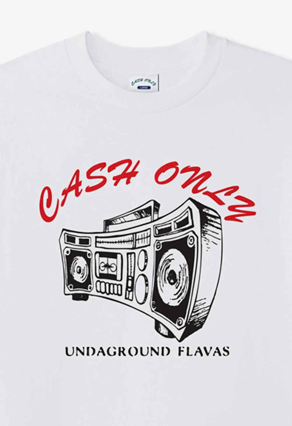 CASH ONLY BOOMBOX S/S TEE